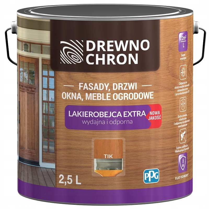 Drewnochron Lakierobejca Extra 2,5L Tik