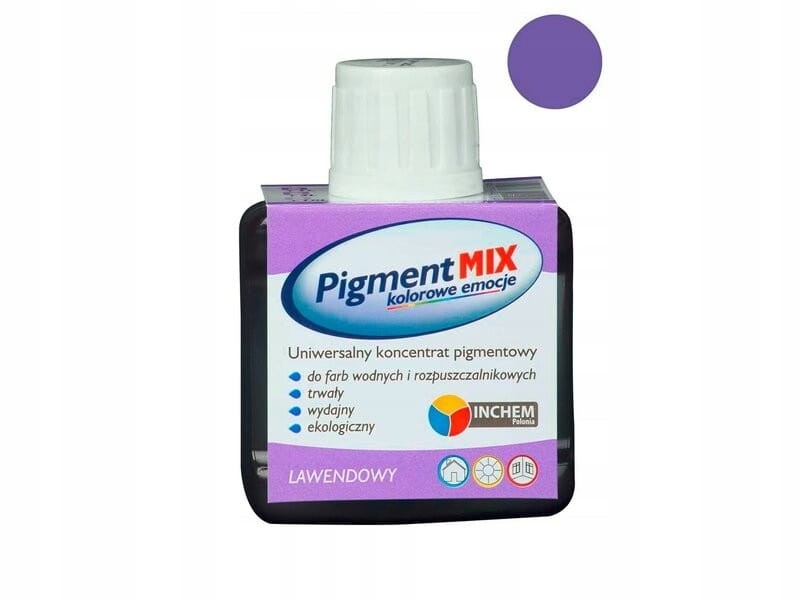 INCHEM Pigment Mix barwnik do farb LAWENDOWY 80ml