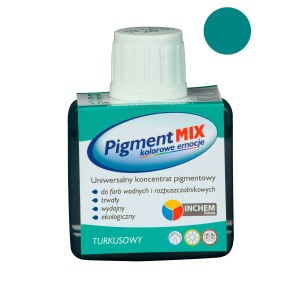 INCHEM Pigment Mix barwnik do farb TURKUSOWY 80ml