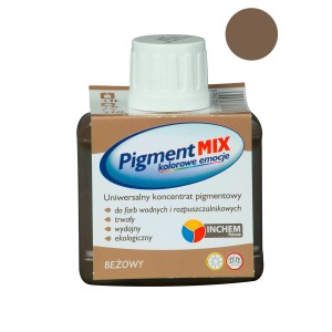INCHEM Pigment Mix barwnik do farb BEŻ 80ml