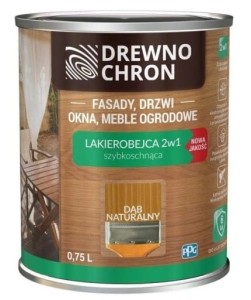 Drewnochron Lakierobejca 2w1 0,75l Dąb Naturalny