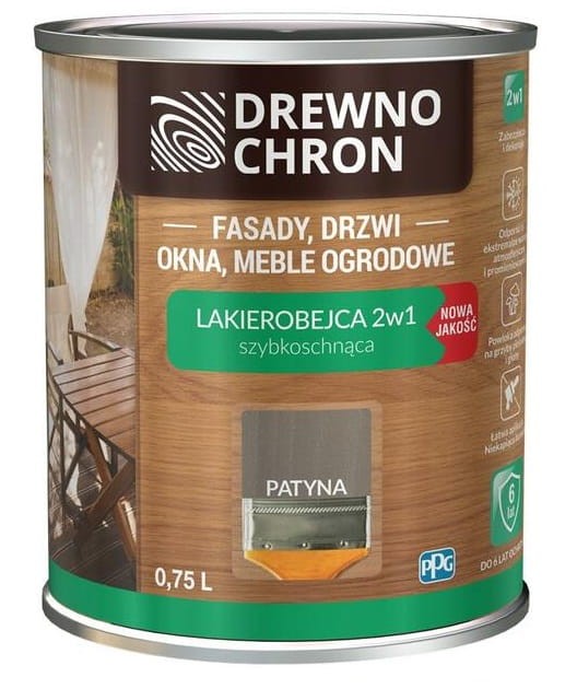Drewnochron Lakierobejca 2w1 0,75l Patyna