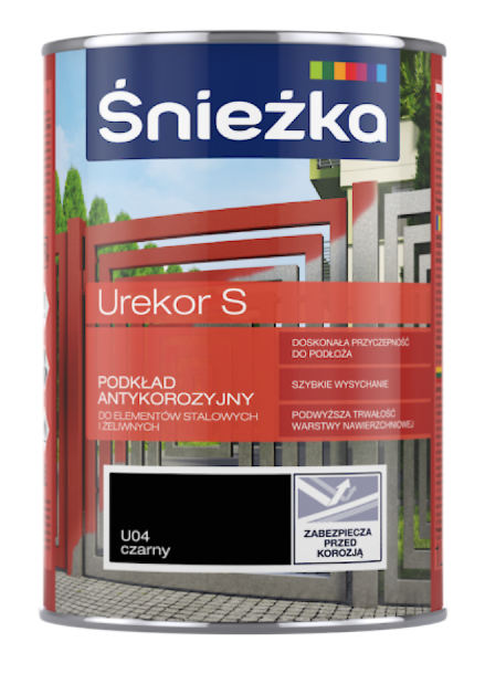 Śnieżka UREKOR 5l Podkład antykorozyjny CZARNY