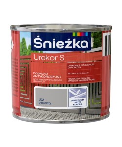 Śnieżka UREKOR 0,2l Podkład antykorozyjny POPIELATY