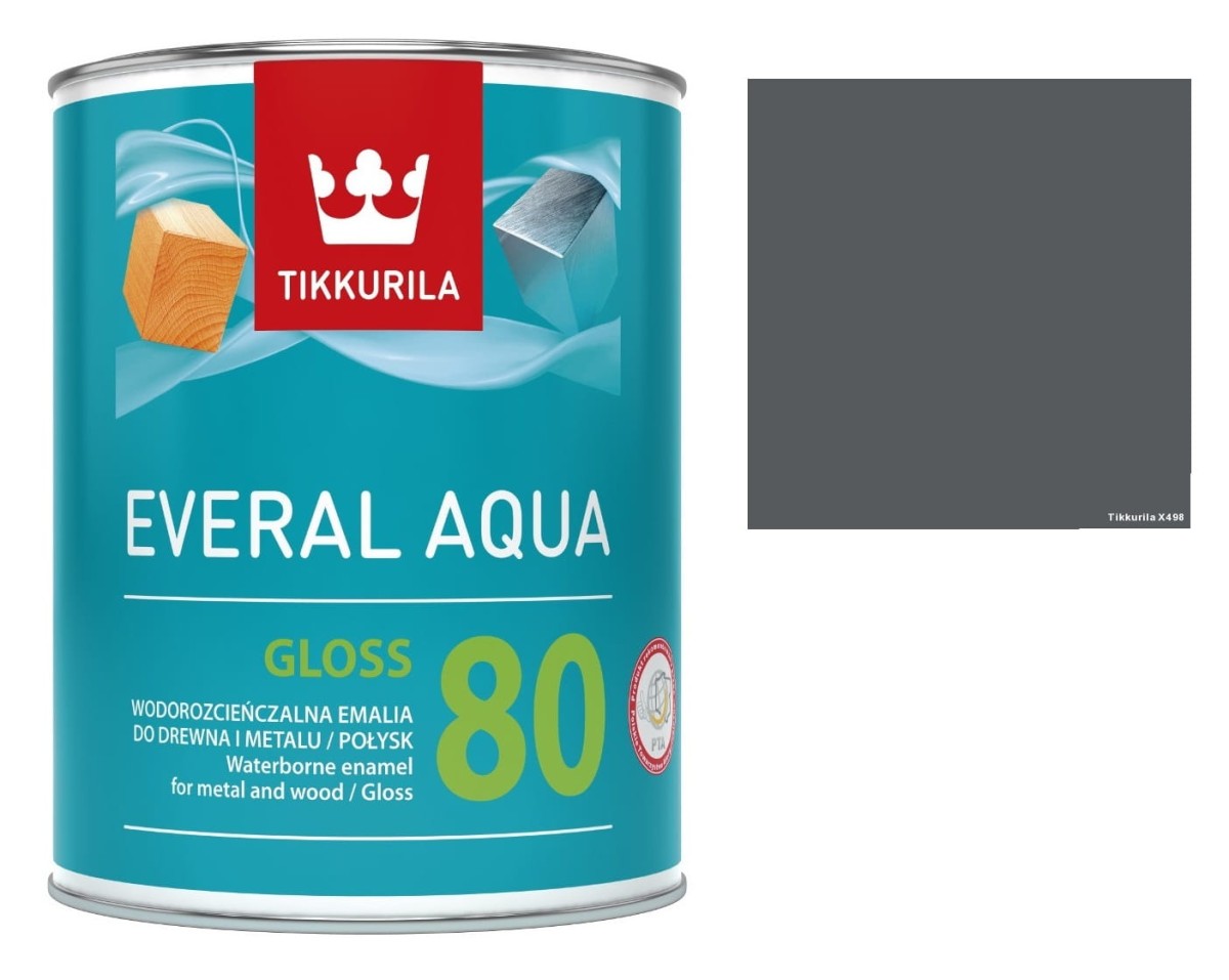 TIKKURILA Everal Aqua Gloss [80] 2,7l Połysk  KOLOR: X498