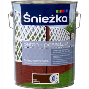 Farba do betonu ŚNIEŻKA BETON POSADZKA BRĄZ 5L
