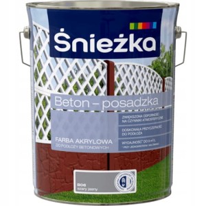 Farba do betonu ŚNIEŻKA BETON POSADZKA SZARY JASNY 10L