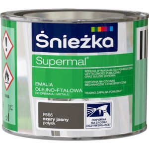 Śnieżka Supermal Emalia 0,2l Szary Jasny F566