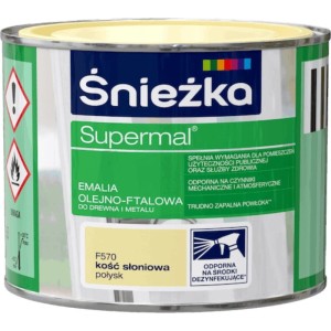 Śnieżka Supermal Emalia 0,2l Kość Słoniowa F570