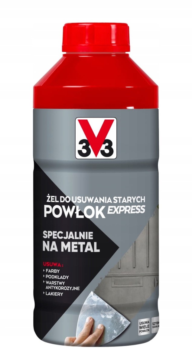 V33 Środek do usuwania starych powłok z powierzchni metalowych 1L