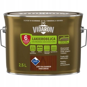VIDARON Lakierobejca ochronno-dekoracyjna palisander królewski L08 2,5L