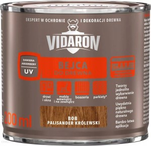 Vidaron Bejca do drewna 0,2L Palisander Królewski B08 &&&