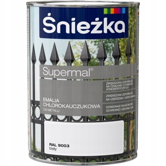 ŚNIEŻKA CHLOROKAUCZUK  0,9L RAL 9003 Biały