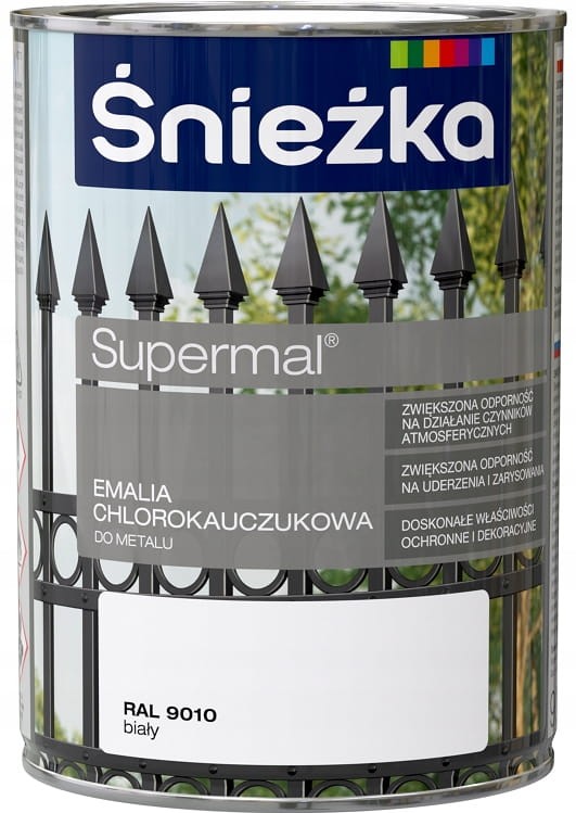 ŚNIEŻKA  CHLOROKAUCZUK 0,9L RAL 9010 Biały 