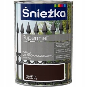 ŚNIEŻKA CHLOROKAUCZUK  5L RAL 8017 Brąz Ciemny