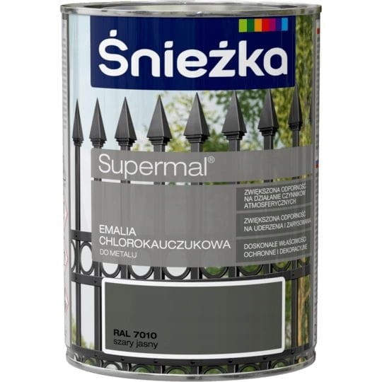 ŚNIEŻKA CHLOROKAUCZUK  5L RAL 7010 Szary Jasny