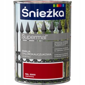 ŚNIEŻKA CHLOROKAUCZUK  0,9L  RAL3000 Czerwony 
