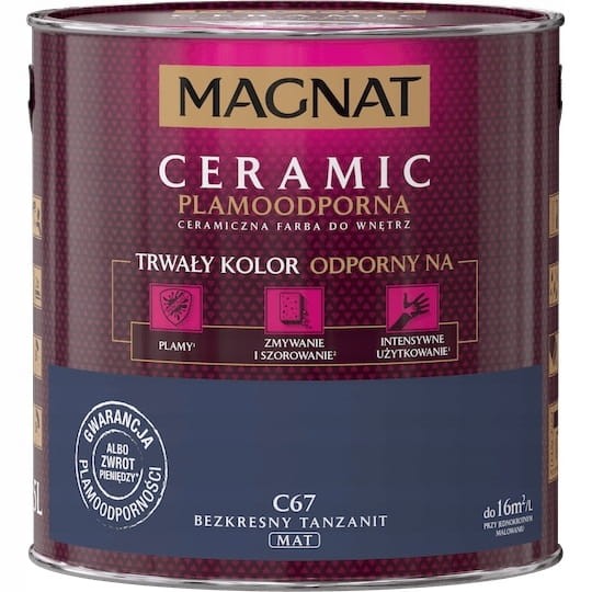 MAGNAT Ceramic Farba plamoodporna bezkresny tanzanit C67 2,5L
