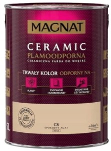 Farba plamoodporna MAGNAT Ceramic C8 SPOKOJNY AGAT 5l
