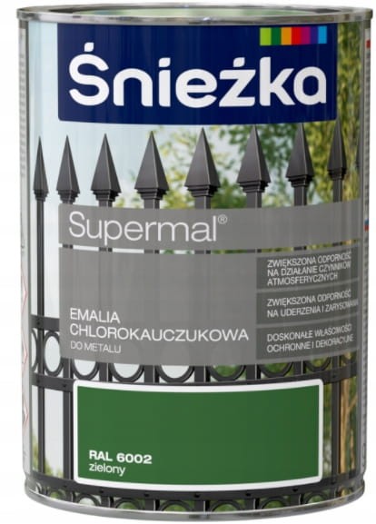 ŚNIEŻKA CHLOROKAUCZUK  5L RAL 6002 Zielony