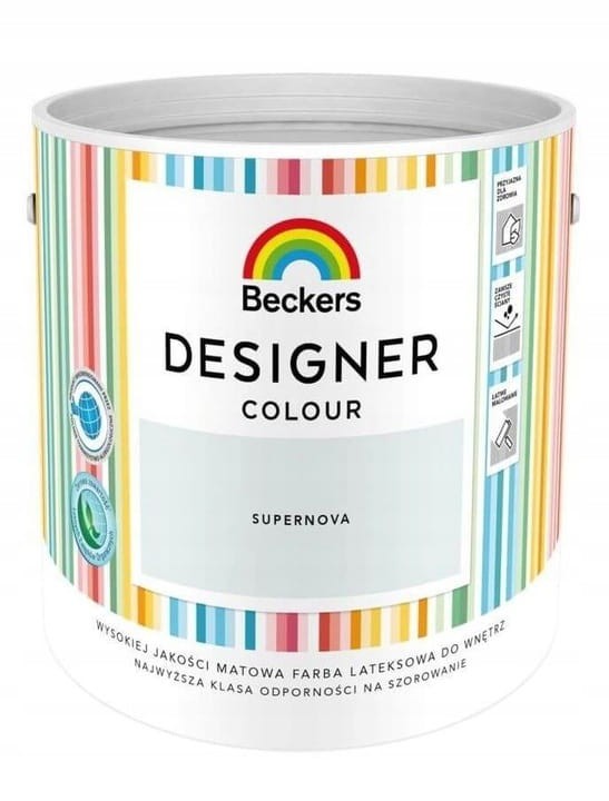 Farba plamoodporna Beckers Designer Colour miętowa Supernova 2,5L
