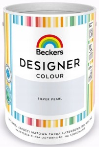 BECKERS DESIGNER Farba lateksowa plamoodporna chłodny szaro-niebieski silver pearl 5L