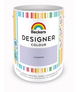 Farba lateksowa Beckers Designer pastelowa lawendowa Lavender 5L