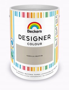 Farba plamoodporna Beckers Designer Colour Vanilla Muffin 5L