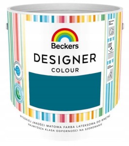 Farba plamoodporna Beckers Designer Colour ciemny turkus Cleopatra 2,5L