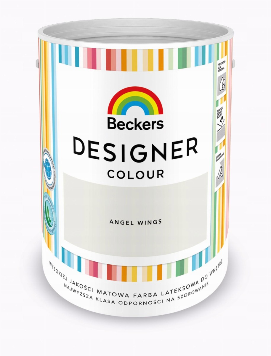 BECKERS DESIGNER Farba lateksowa plamoodporna złamana biel angel wings 5L