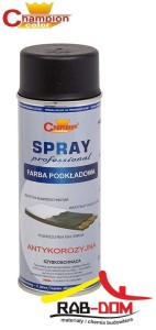CHAMPION Farba podkładowa 400ml CZARNY
