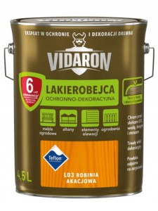  VIDARON Lakierobejca ochronno-dekoracyjna robinia akacjowa L03 4,5L