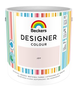 Farba Beckers Designer zgaszony róż Joy 2,5 l