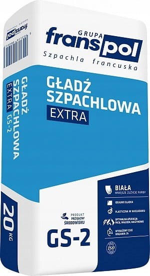 FRANSPOL Gładź Szpachlowa Extra GS-2 20kg