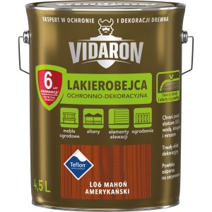  VIDARON Lakierobejca ochronno-dekoracyjna mahoń amerykański L06 4,5L