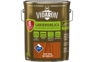 VIDARON Lakierobejca ochronno-dekoracyjna teak naturalny L05 4,5L