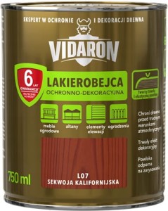 VIDARON Lakierobejca ochronno-dekoracyjna sekwoja kalifornijska L07 750ml