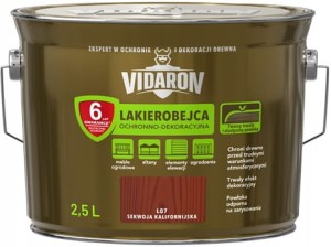  VIDARON Lakierobejca ochronno-dekoracyjna sekwoja kalifornijska L07 2,5L