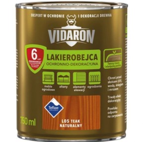 VIDARON Lakierobejca ochronno-dekoracyjna teak naturalny L05 750ml