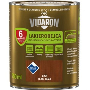 VIDARON Lakierobejca ochronno-dekoracyjna teak java L22 750ml