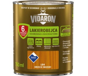 VIDARON Lakierobejca ochronno-dekoracyjna orzech włoski L04 750ml