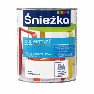 ŚNIEŻKA Eko Supermal A300 BIAŁA Półpołysk 0,8l