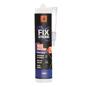 DRAGON Klej montażowy FIX STRONG Płynny gwóźdź BIAŁY 280ml