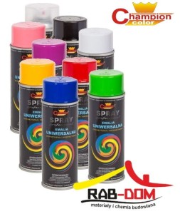 CHAMPION Spray uniwersalny 400ml Emalia KOLORY