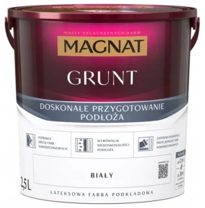 MAGNAT Primer Grunt farba podkładowa biała 5L