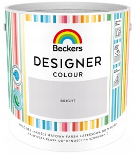 Farba plamoodporna do ścian i sufitów Beckers Designer Bright 5 l