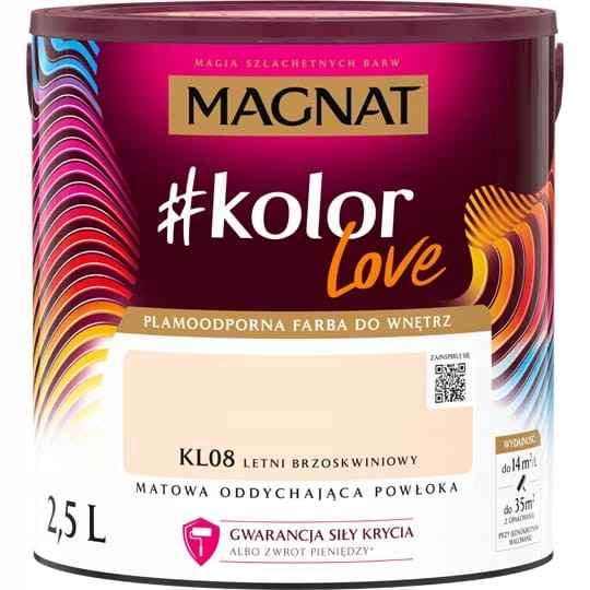 MAGNAT FARBA #kolorLove LETNI BRZOSKWINIOWY KL08 2,5L