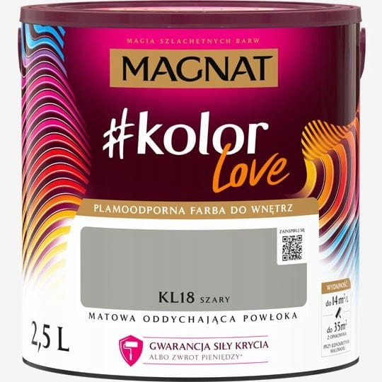 MAGNAT FARBA #kolorLove SZARY KL18 2,5L