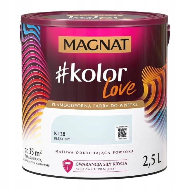 MAGNAT FARBA #kolorLove BŁĘKITNY KL28 2,5L
