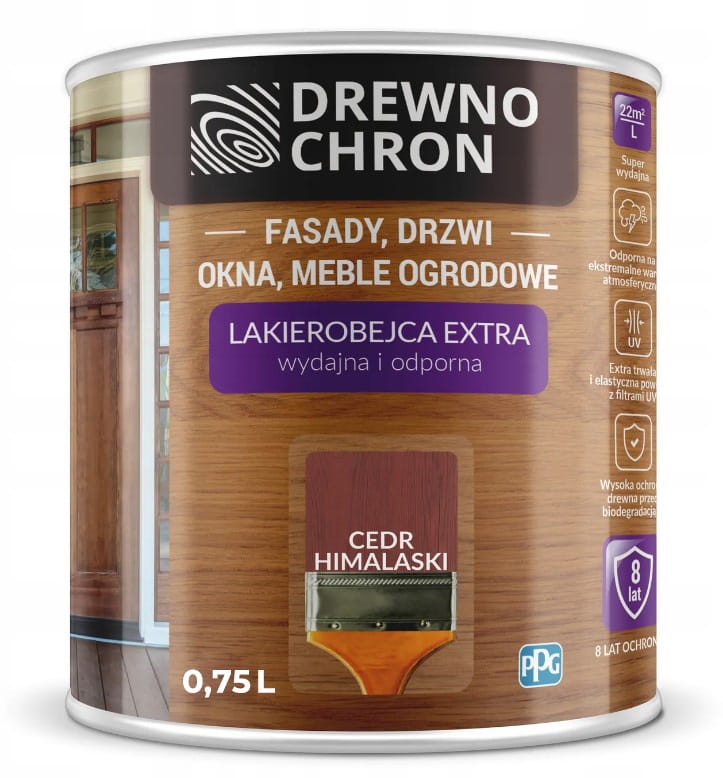 Drewnochron Lakierobejca Extra 0,75L Cedr Himalajski
